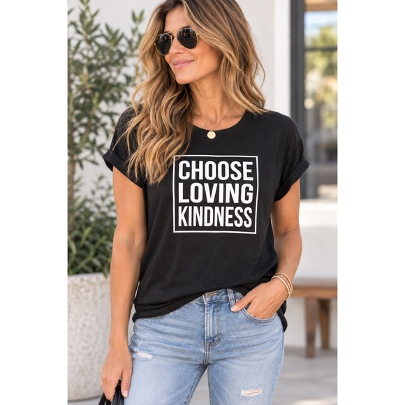 Bhante Sujatha Tops - Bhante Sujatha Women T-Shirt World Dharma Tour Cotton Black Graphic Relaxed S